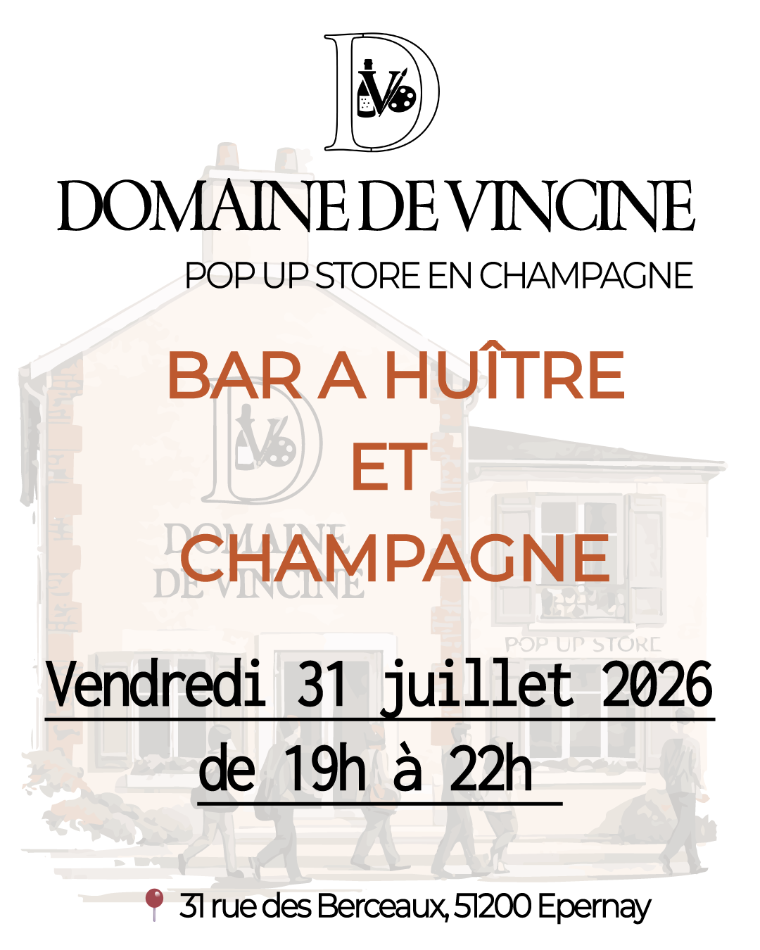 Apéro de Vincine N°4 - Bar à Huitre et Champagne