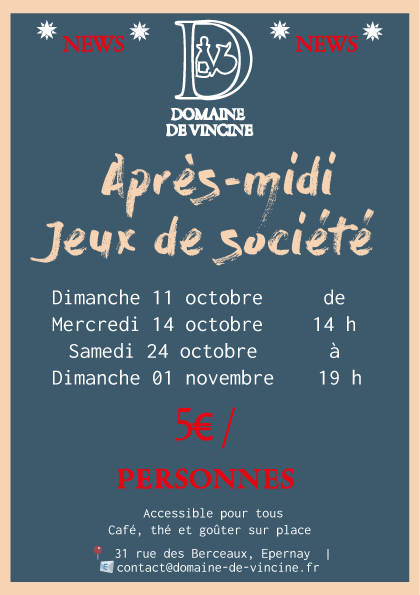 Après Midi Jeux de Société