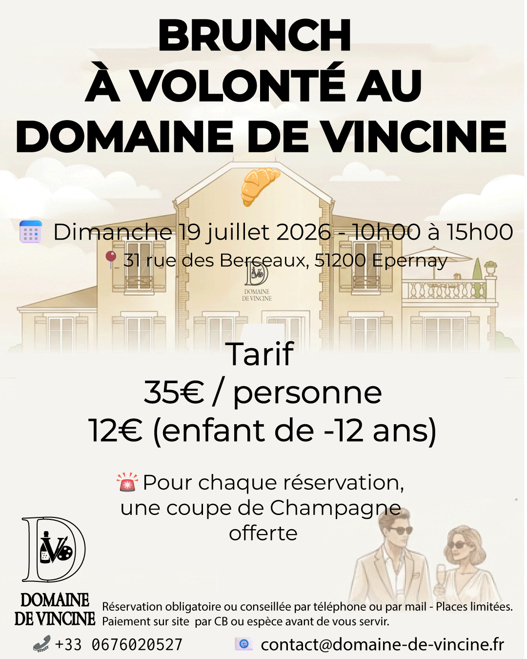 Brunch N°2 du Domaine de Vincine 🥐🍾