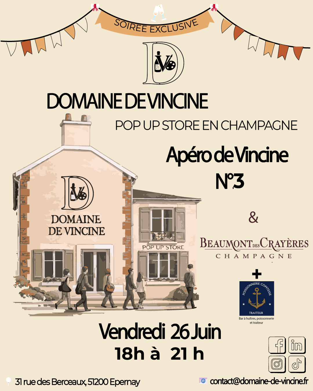 Domaine de Vincine Fête de la Musique - 21 juin 2026