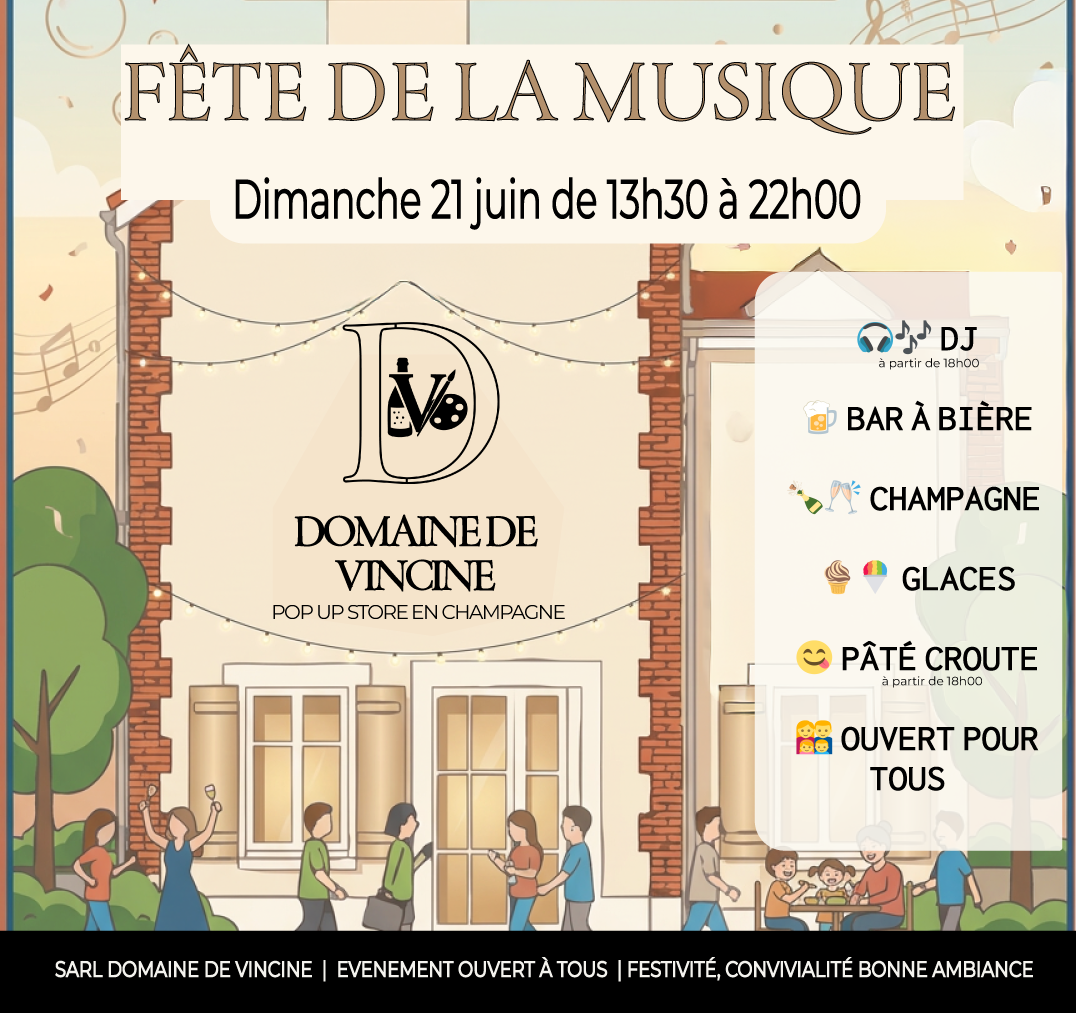 Domaine de Vincine Fête de la Musique - 21 juin 2026