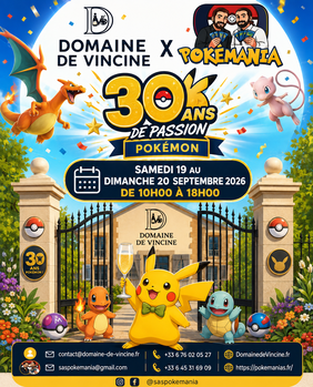 Pokémania a fêté les 30 ans Pokémon au Domaine de Vincine