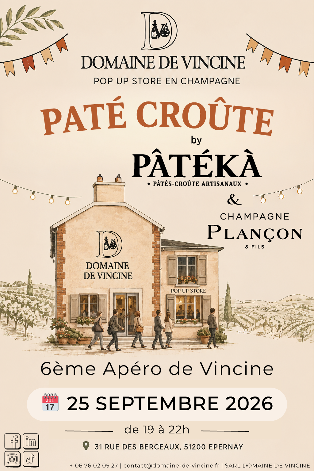 Soirée apéro N°6 - Paté Croute x bar à champagne